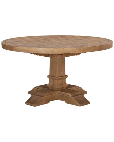 Classic Home Allegra 55in Reclaimed Pine Round Dining Table