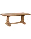 Classic Home Allegra Extendable Reclaimed Pine Wood Dining Table Top