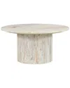 Classic Home Amberly Marble Coffee Table In Multi
