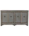 Classic Home Amherst 4-drawer Reclaimed Pine Wood Sideboard Buffet In Gray