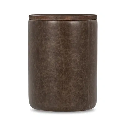 Classic Home Andra Solid Wood Top End Table In Brown