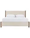 Classic Home Bennington Upholstered Queen Bed In White