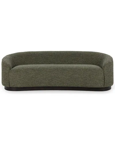 Classic Home Beverly 90in Upholstered Sofa In Green