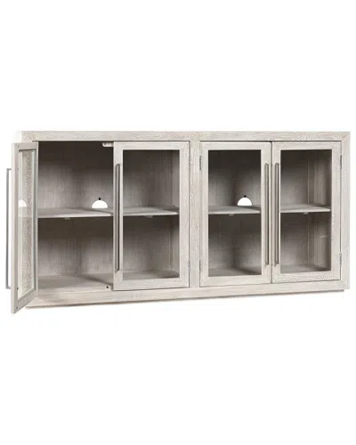 Classic Home Bradley Four Door Solid Wood Sideboard In White
