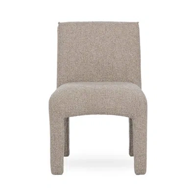 Classic Home Branzon Upholstered Fabric Dining Chair In Neutral