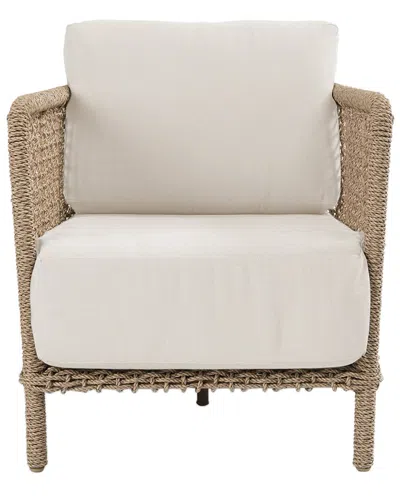 Classic Home Brisbane Natural Outdoor Accent Chair In Brown