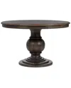 Classic Home Brookside Solid Wood Round 48in Dining Table