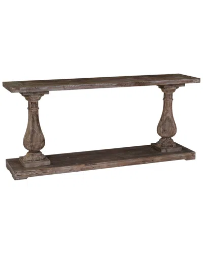 Classic Home Carolina Reclaimed Pine Console Table By  In Brown