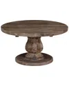 Classic Home Carolina Reclaimed Pine Round Coffee Table By Kosas Home