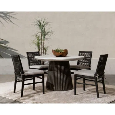 Classic Home Caspia Outdoor 5 Piece Dining Set In Multi