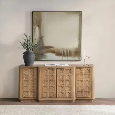 Classic Home Cleveland Mango Wood Sideboard In Brown