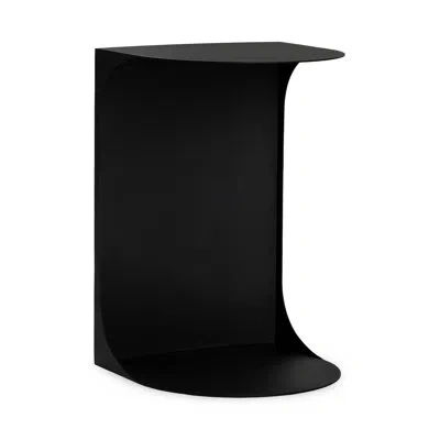 Classic Home Cote Metal Accent Table In Black