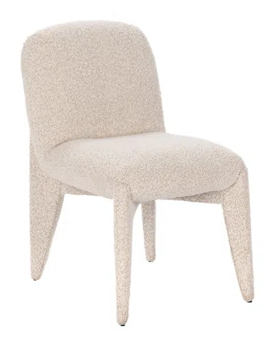 Classic Home Danson Upholstered Fabric Dining Chair Cream