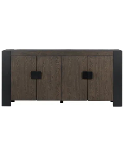 Classic Home Deaven Solid Wood 4-door Buffet In Brown