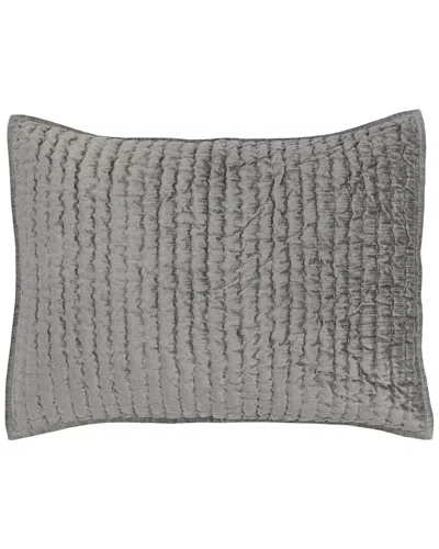 Classic Home Dimitry Velve Sham In Gray