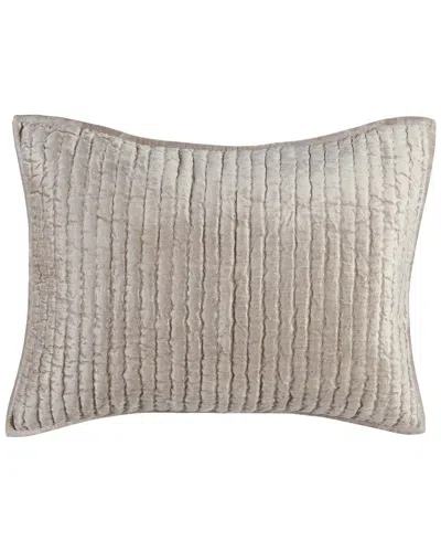 Classic Home Dimitry Velvet Sham In Beige