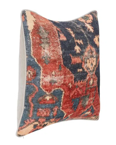 Classic Home Distressed Vintage Rug Digital Print Fairmount Throw Pillow In Multi