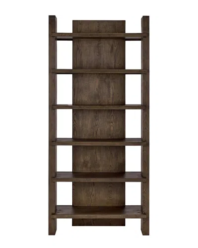 Classic Home Doku 6 Shelf Open Tall Bookcase In Brown