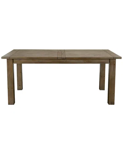Classic Home Driftwood Reclaimed Pine 94in Extension Dining Table