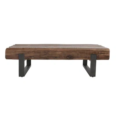 Classic Home Duarte Single Coffee Table In Brown