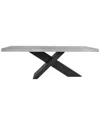 Classic Home Durant 84in Dining Table In Grey