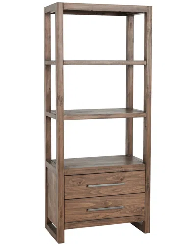 Classic Home Fenmore 2-drawer Bookcase In Brown