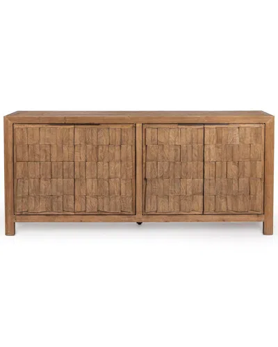 Classic Home Gama Reclaimed Pine Buffet Sideboard In Brown