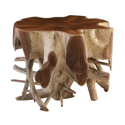 Classic Home Groot End Table Natural In Natural White Wash
