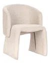 Classic Home Halstead Upholstered Dining Chair In Neutral