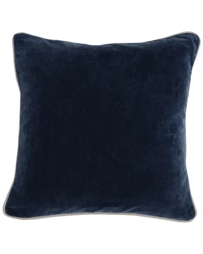 Classic Home Harriet Velvet Rectangular Pillow