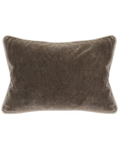 Classic Home Harriet Velvet Rectangular Throw Pillow