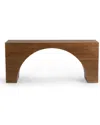 Classic Home Hellen Oak Console Table In Brown