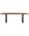 Classic Home Holmes 80in Mango Wood Rustic Elegance Dining Table In Brown
