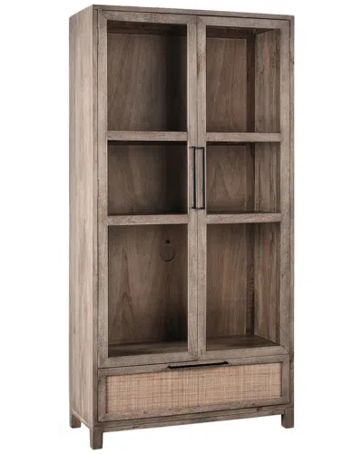 CLASSIC HOME CLASSIC HOME JENSEN 83IN TALL 2 DOOR 1-DRAWER SOLID WOOD CABINET