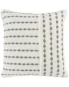 CLASSIC HOME KOSAS HOME KASSIA EMBROIDERED 20IN THROW PILLOW