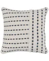 Classic Home Kosas Home Kassia Embroidered 20in Throw Pillow