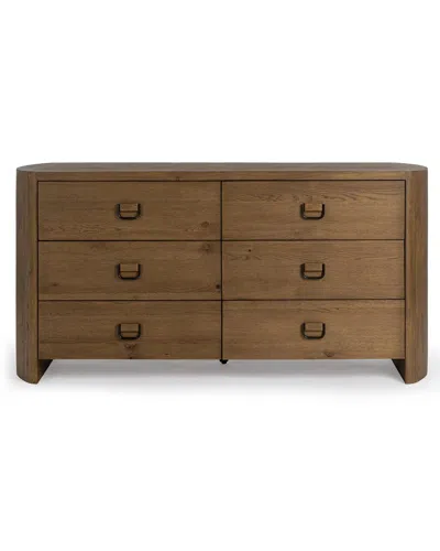 Classic Home Kyrie 6-drawer Dresser In Brown