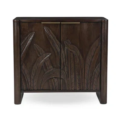 Classic Home Ledro 2-door Mango Wood Cabinet In Brown