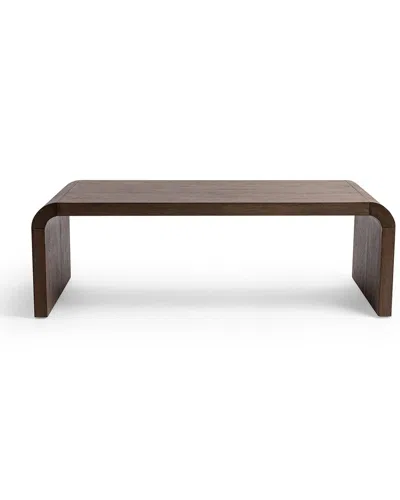 Classic Home Levine Oak Coffee Table In Brown
