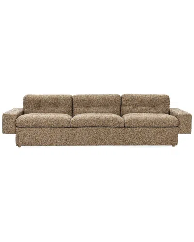 Classic Home Lucca 117in Upholstered Sofa In Brown