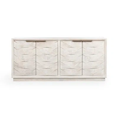 Classic Home Marvin 78'' Solid Wood Sideboard In White Wash