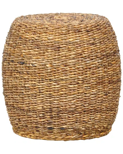Classic Home Mobbi Round End Table In Brown