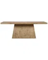 Classic Home Mon A 84in Reclaimed Pine Wood Dining Table In Brown