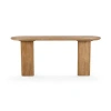 Classic Home Montengo Solid Mango Wood Console Table In Brown