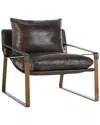 CLASSIC HOME CLASSIC HOME MORGAN LEATHER ACCENT CHAIR