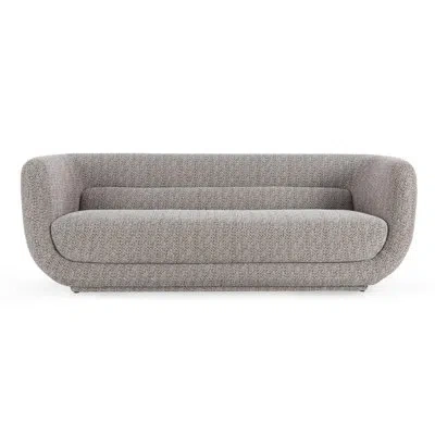 Classic Home Nico 93" Upholstered Sofa In Brick Polyester