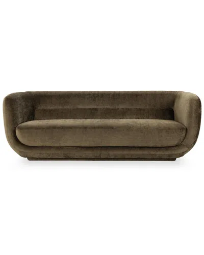 Classic Home Nico Upholstered Sofa In Brown
