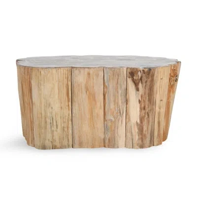 Classic Home Norwest Solid Wood Coffee Table In Brown