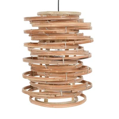 Classic Home Oriana Rattan Pendant In Natural