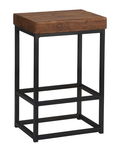 Classic Home Porter Reclaimed Pine Counter Stool